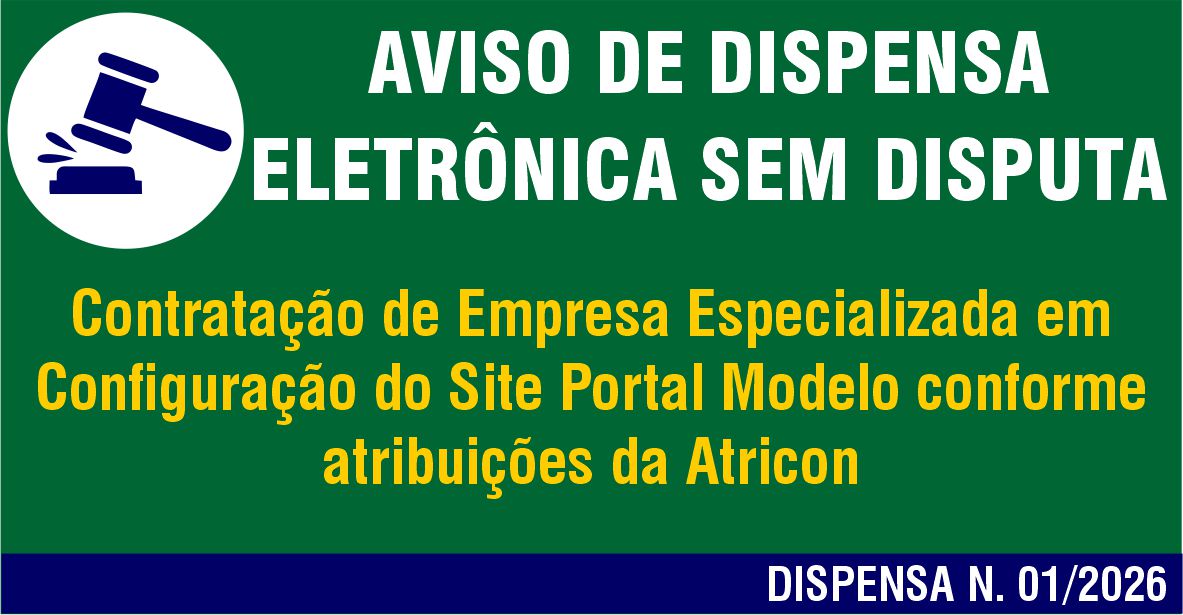 Aviso de Manifestação de Interesse da Administração - Dispensa 01-2026 - (Alteração Site)