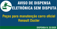 Aviso de Manifestação de Interesse da Administração N. 23-2025 - Peças Manutenção Renault Duster
