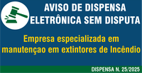 Aviso de Manifestação de Interesse da Administração N. 25-2025 - Manutenção de Extintores