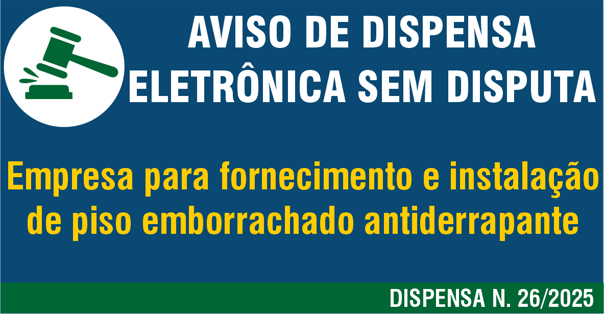 Aviso de Manifestação de Interesse da Administração N. 26-2025 - Piso Emborrachado Antiderrapante