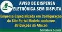 Aviso de Manifestação de Interesse da Administração N. 34-2025 - Alteração do Site Portal Modelo