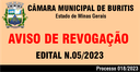 Aviso de Revogação - Edital 05/2023