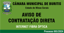 Contratação Direta 02/2024 - Internet