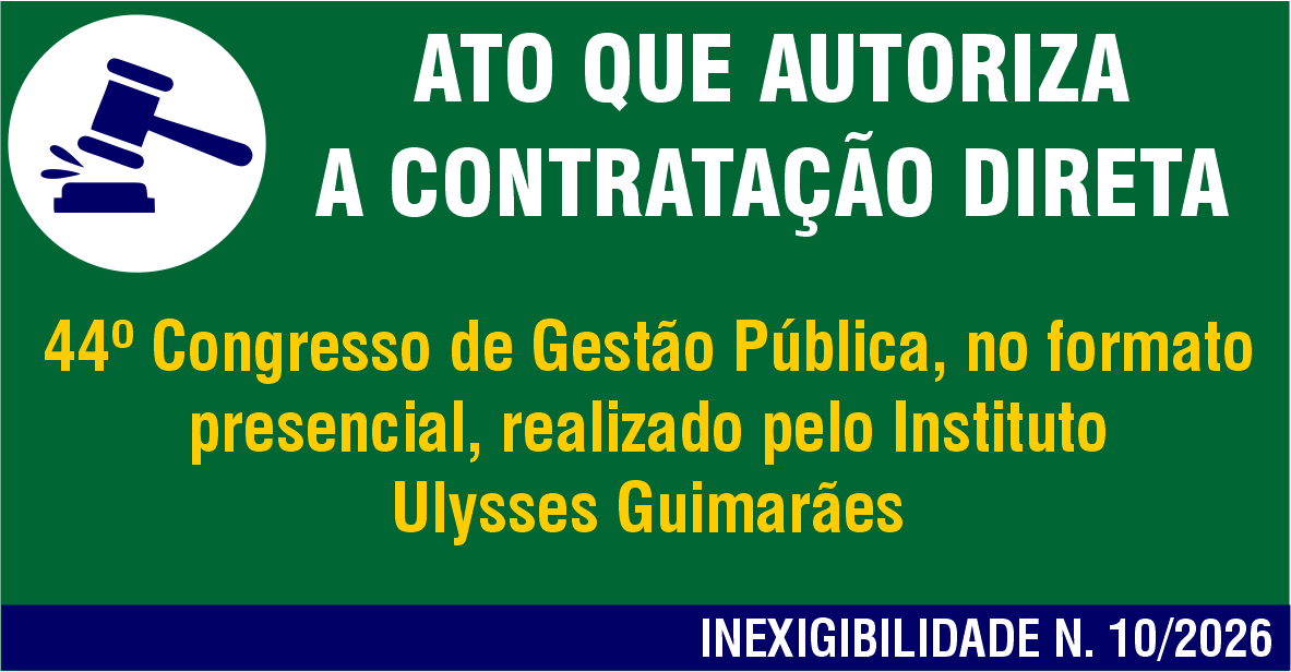 Contratação Direta - Inexigibilidade 10-2026 - 44º Congresso de Gestão Pública
