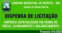 Dispensa de Licitação 010/2023 - Pneus, Alinhamento e Balanceamento