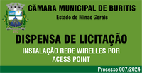 Dispensa de Licitação 06/2024 -  Rede Wireless