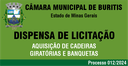 Dispensa de licitação 11/2024 - Cadeiras giratórias e Banqueta