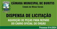 Dispensa de licitação 13/2024 - Peças para reposiçao do carro oficial