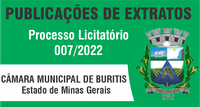 Extratos Processo Licitatório 007/2022