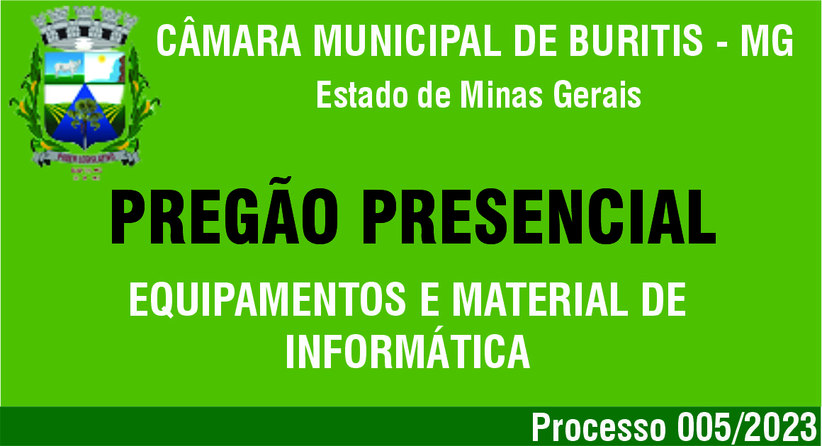 Pregão Presencial N. 02/2023 - Informática