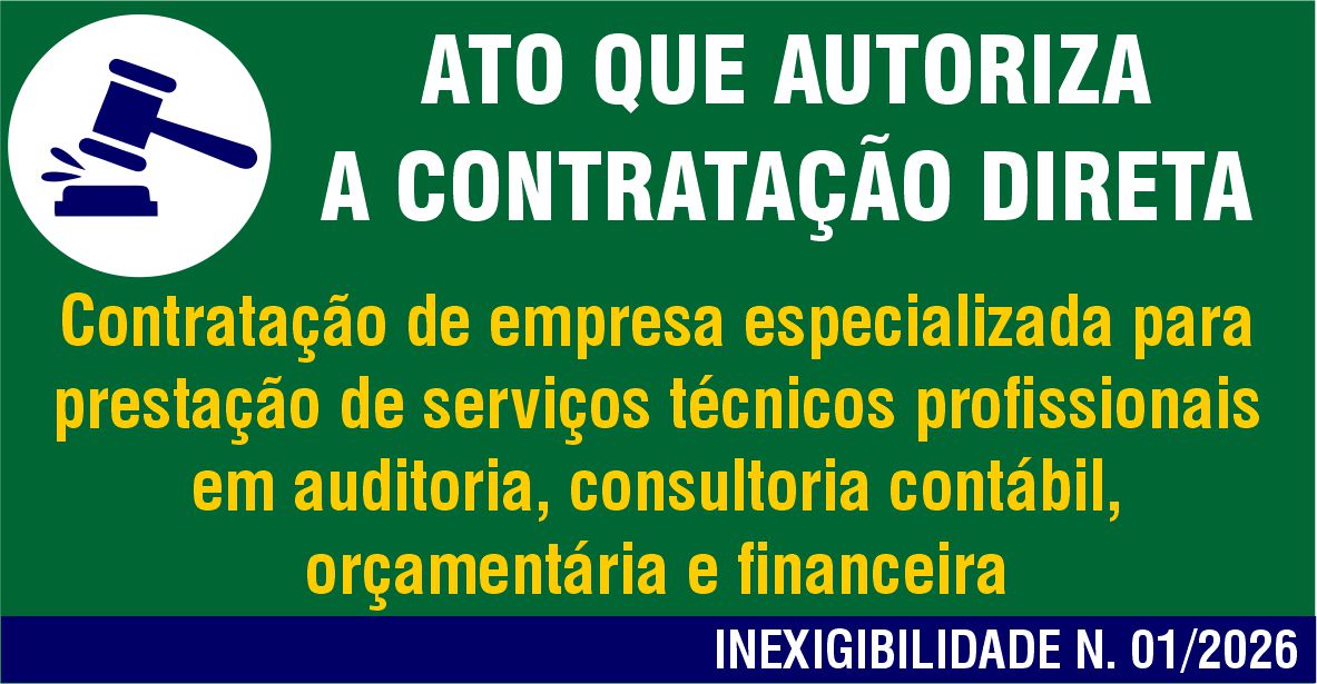 Ato que Autoriza a Contratação Direta - Inexigibilidade 01-2026 (ADPM)
