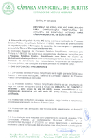 Processo Seletivo 01 /2020 Analista de controle interno I